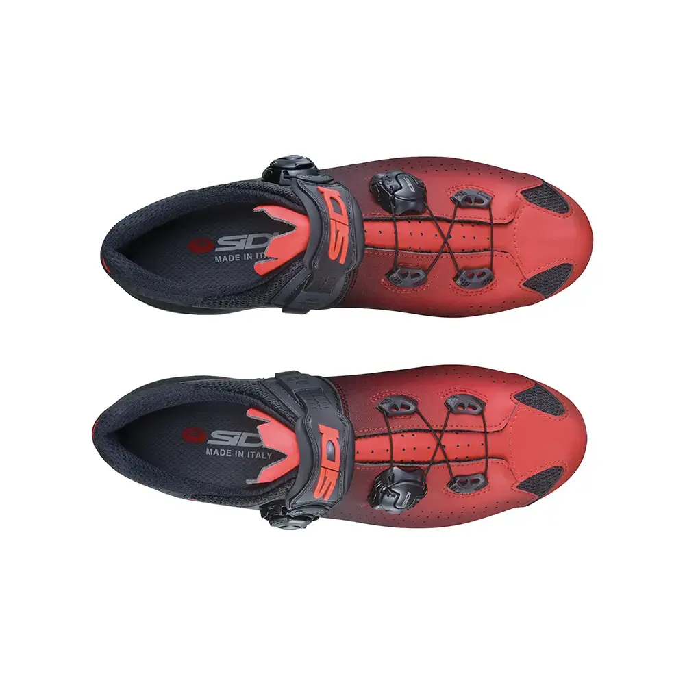 Sidi Genius 10 Wielrenschoenen Rood/Zwart Heren