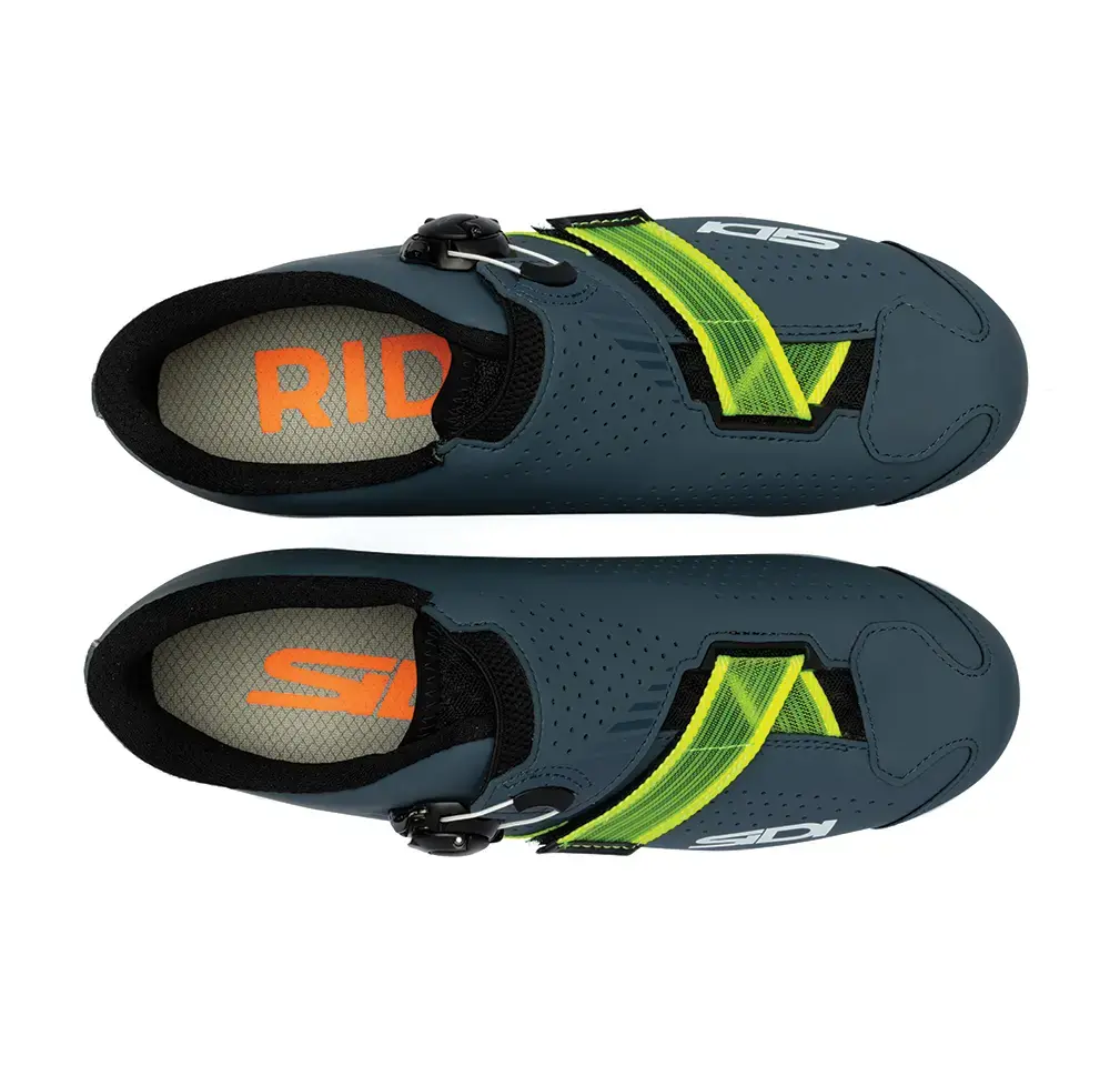 Sidi Prima Wielrenschoenen Blauw/Geel Heren