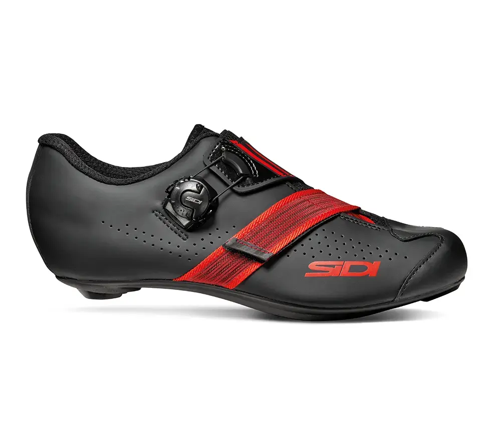 Sidi Prima Wielrenschoenen Zwart/Rood Heren