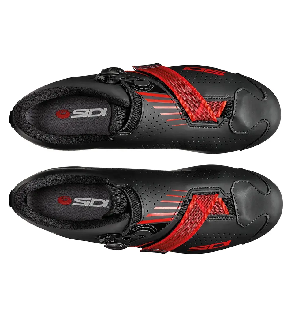 Sidi Prima Wielrenschoenen Zwart/Rood Heren