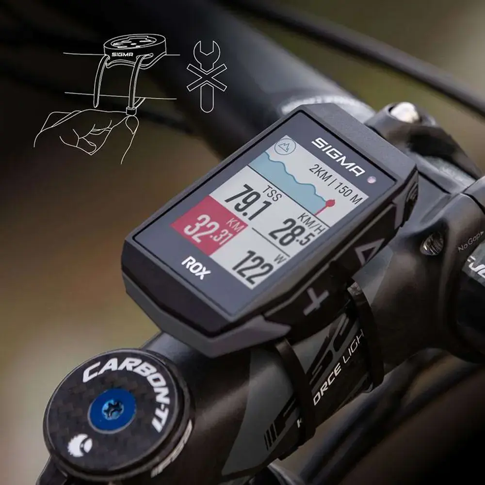 Sigma Sport ROX 11.1 EVO GPS Fietscomputer Zwart