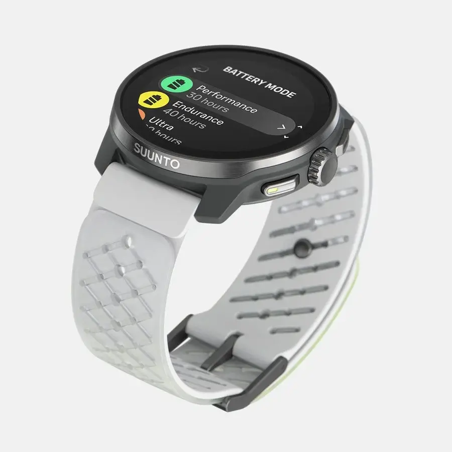 Suunto Race S Titanium GPS Sporthorloge Grijs/Geel