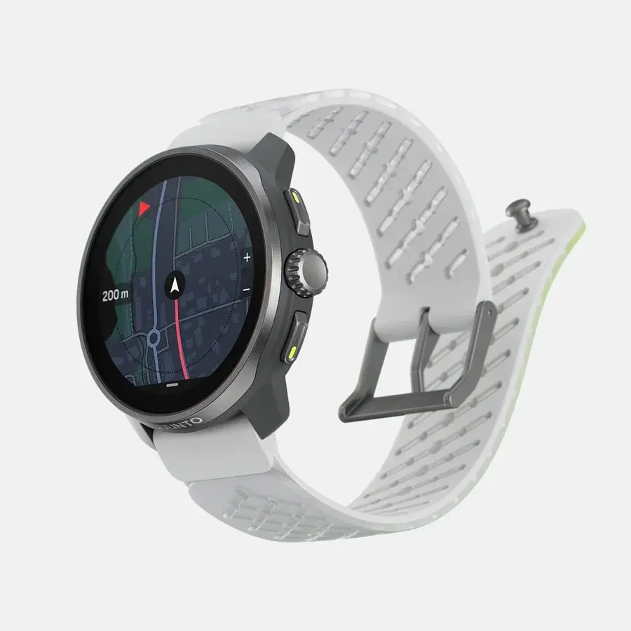 Suunto Race S Titanium GPS Sporthorloge Grijs/Geel