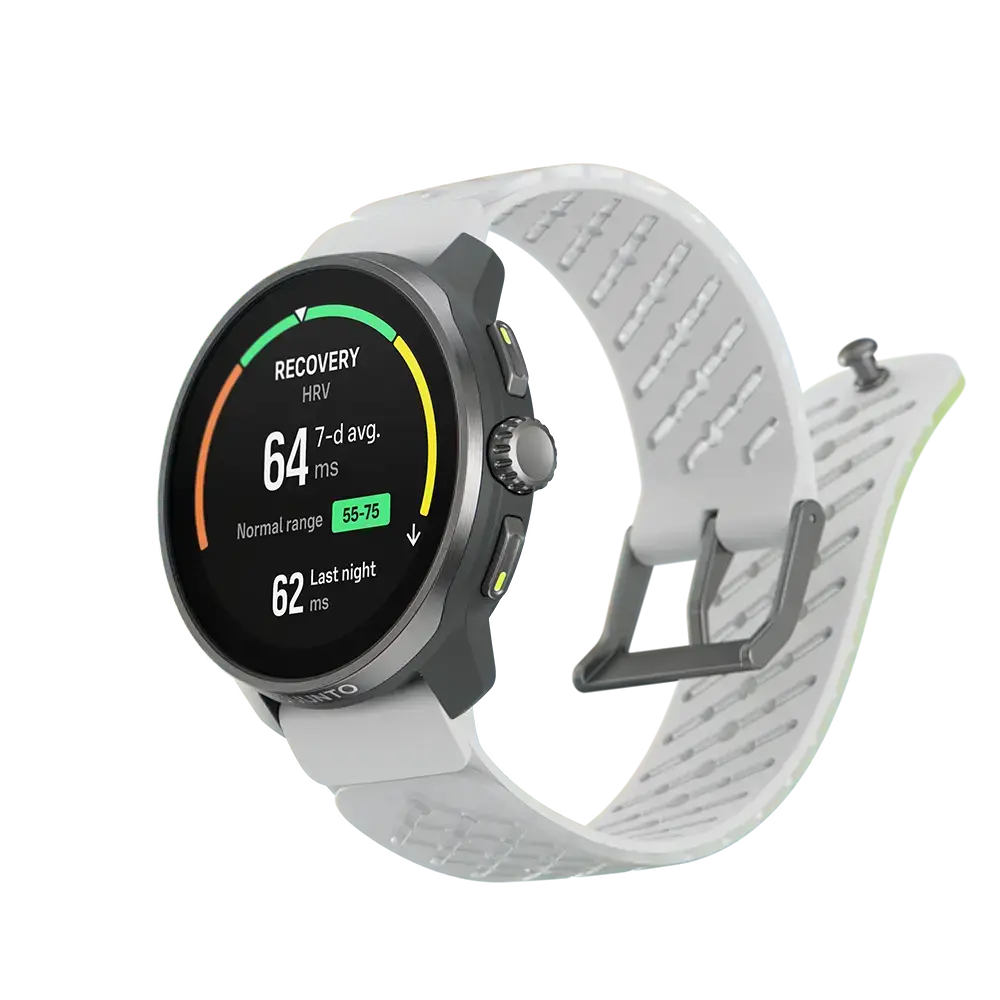 Suunto Race S Titanium GPS Sporthorloge Grijs/Geel