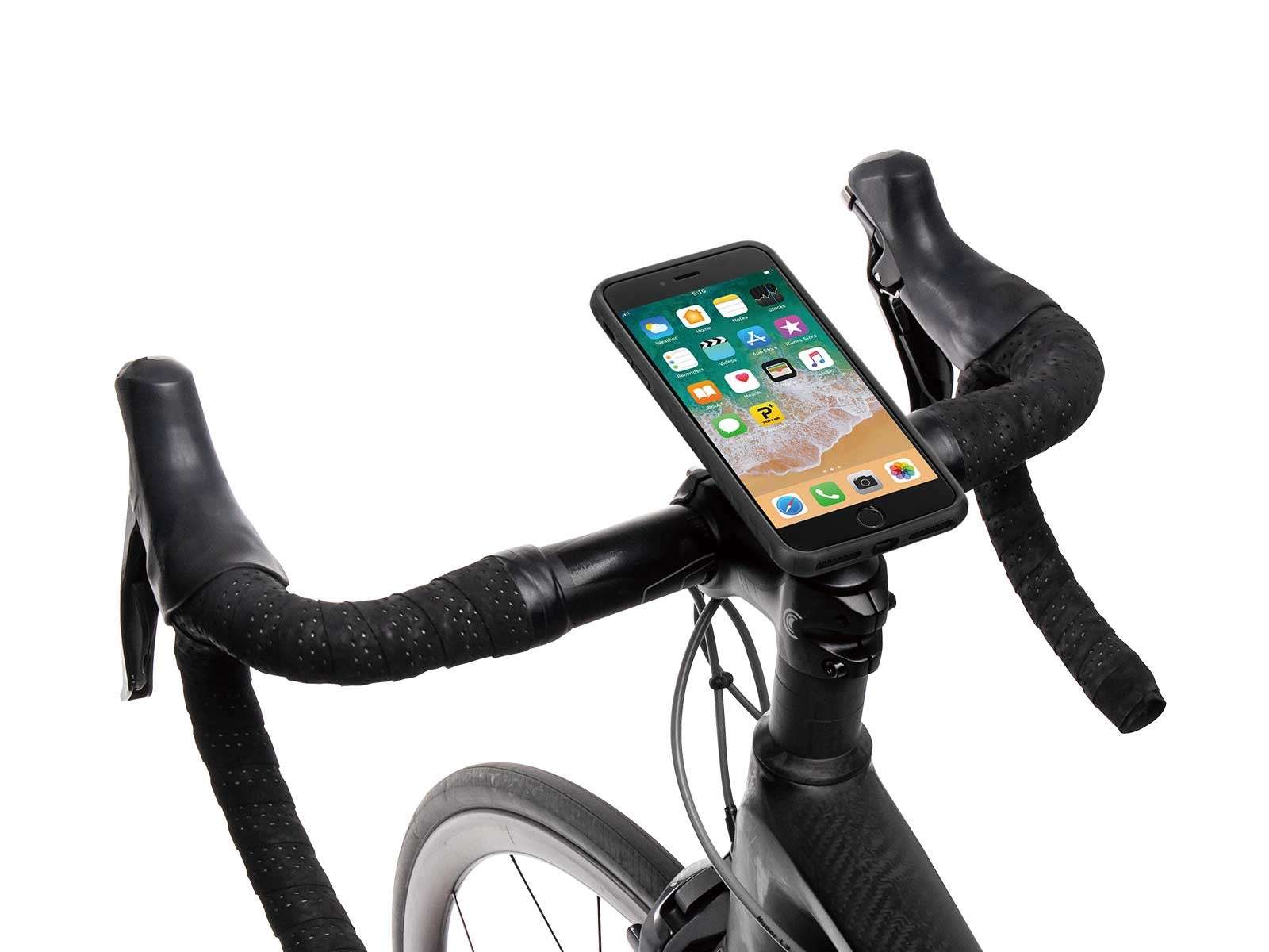 Topeak Ridecase iPhone 6+/6S+/7+/8+ Zwart met houder