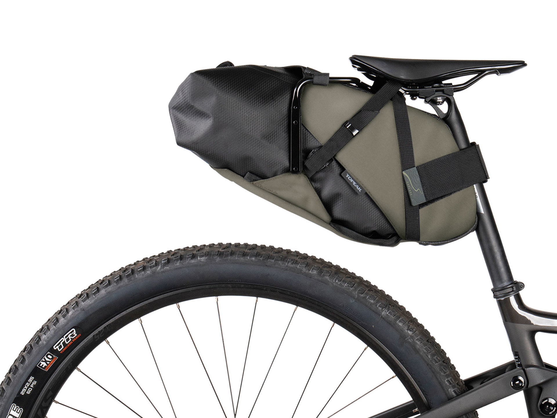 Topeak BackLoader X 10L Zadeltas Groen