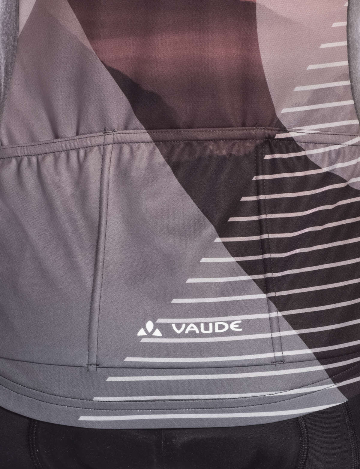 VAUDE Majura FZ Fietsshirt Korte Mouwen Grijs Dames