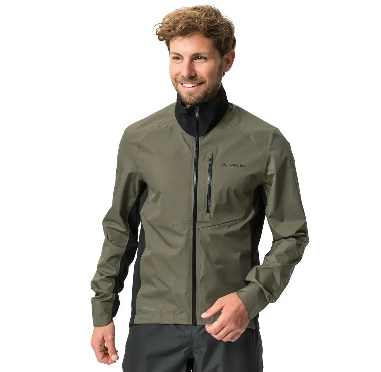 VAUDE Kuro Regenjack Groen/Zwart Heren