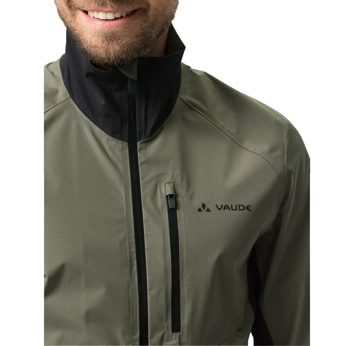 VAUDE Kuro Regenjack Groen/Zwart Heren