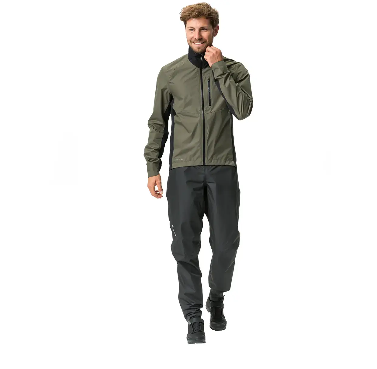 VAUDE Kuro Regenjack Groen/Zwart Heren