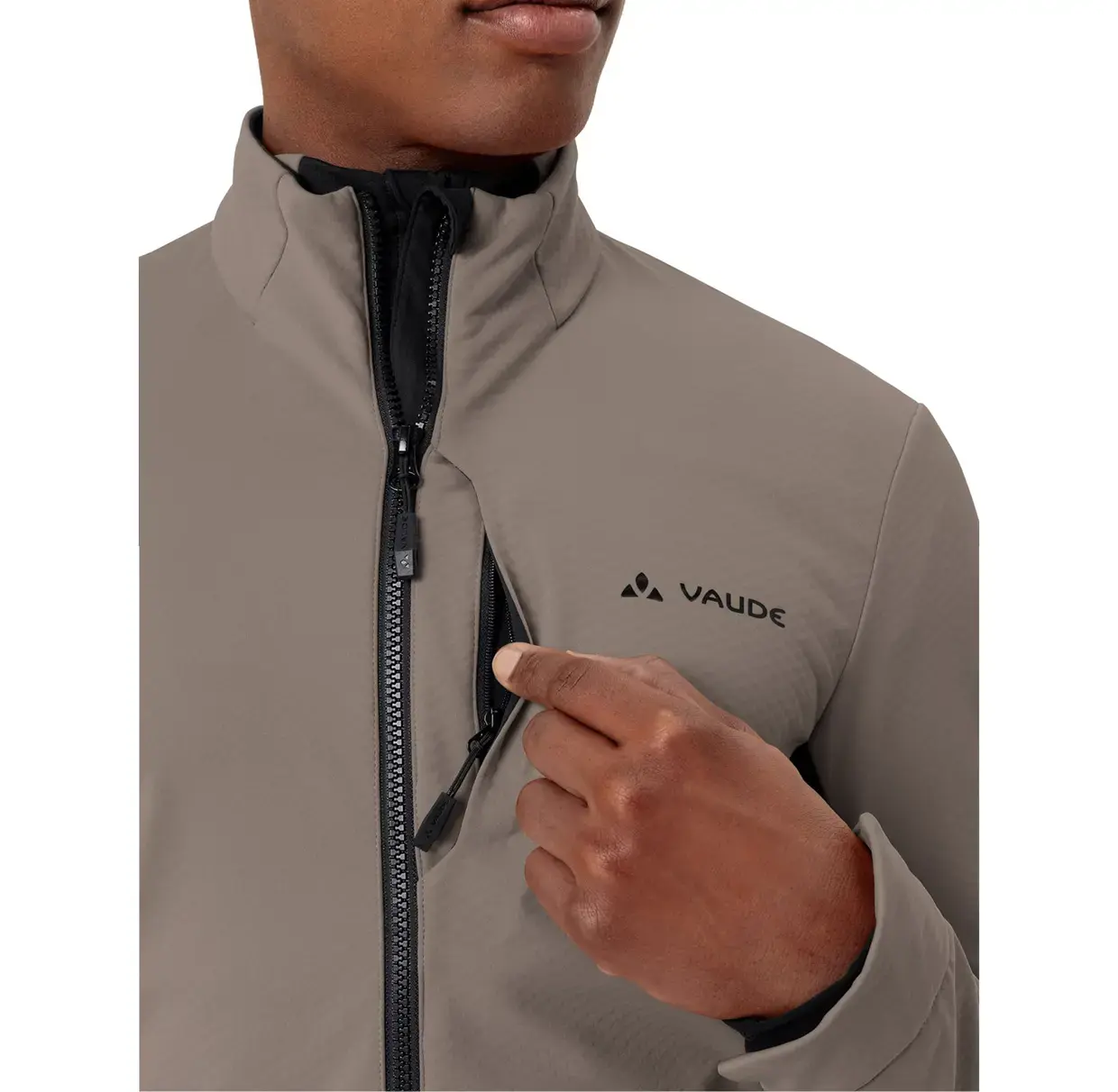 VAUDE Kuro Softshell II Fietsjack Bruin/Zwart Heren