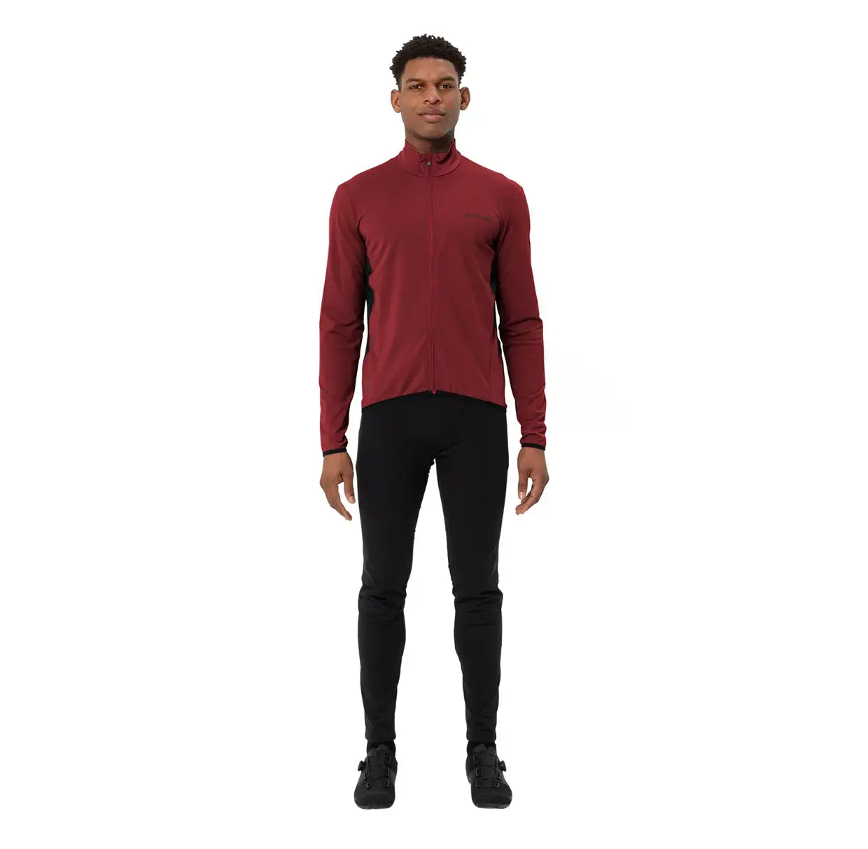 VAUDE Matera Tricot II Fietsshirt Lange Mouwen Rood Heren