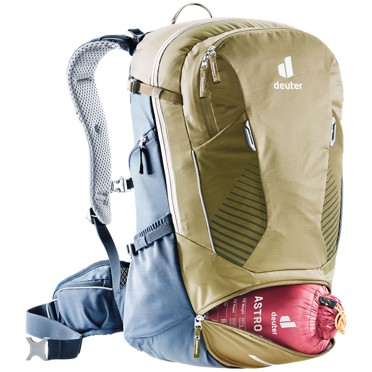 Deuter Trans Alpine 30 Fietsrugzak Bruin/Blauw