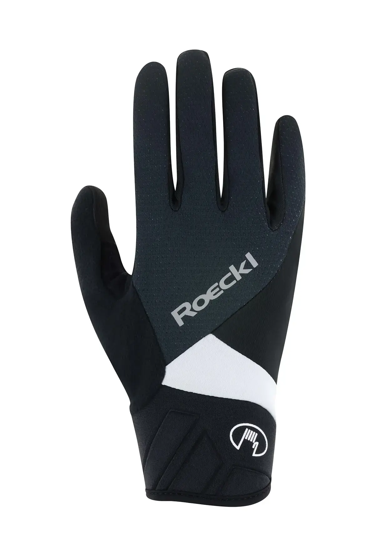 Roeckl Runaz Windproof Fietshandschoenen Zwart/Wit