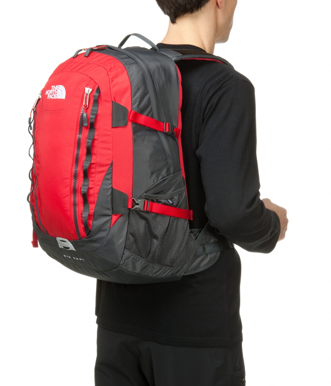 The North Face Big Shot II Rugzak Grijs/Rood