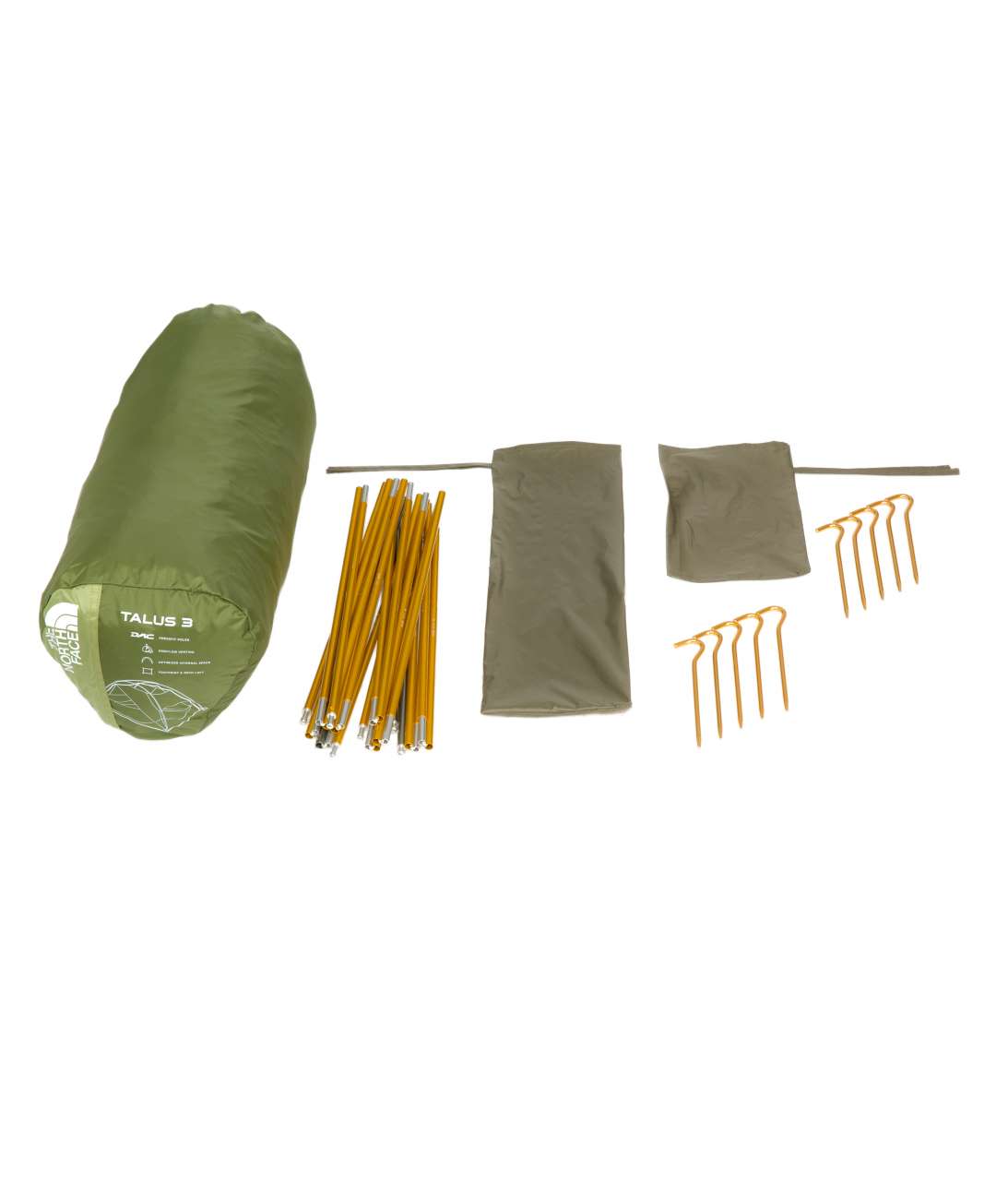 The North Face Talus 3 EU Tent Groen