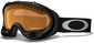 Oakley A-Frame Snow Jet Black w/Persimmon Skibril