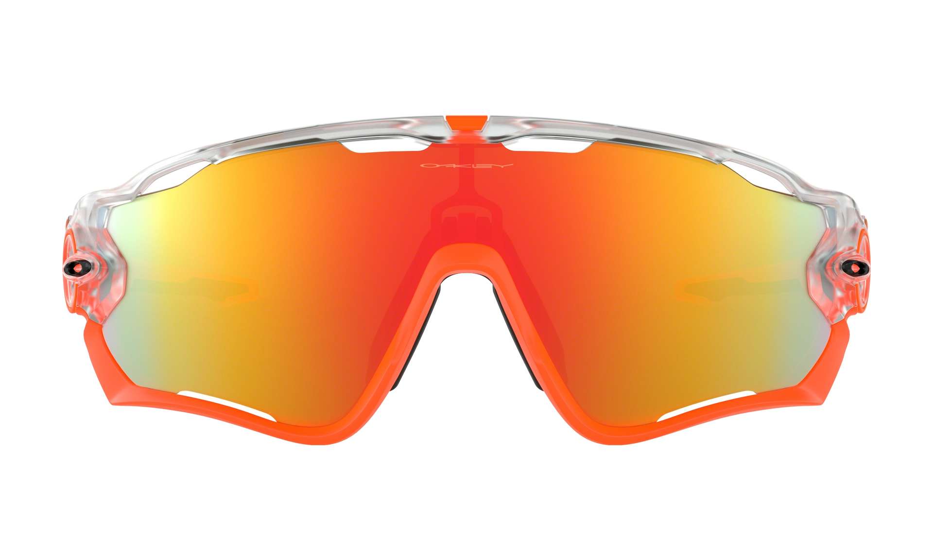 Oakley Jawbreaker Crystal Pop Fietsbril Fire Iridium Lens Oranje