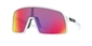 Oakley Sutro S Fietsbril Mat Wit met PRIZM Road Lens