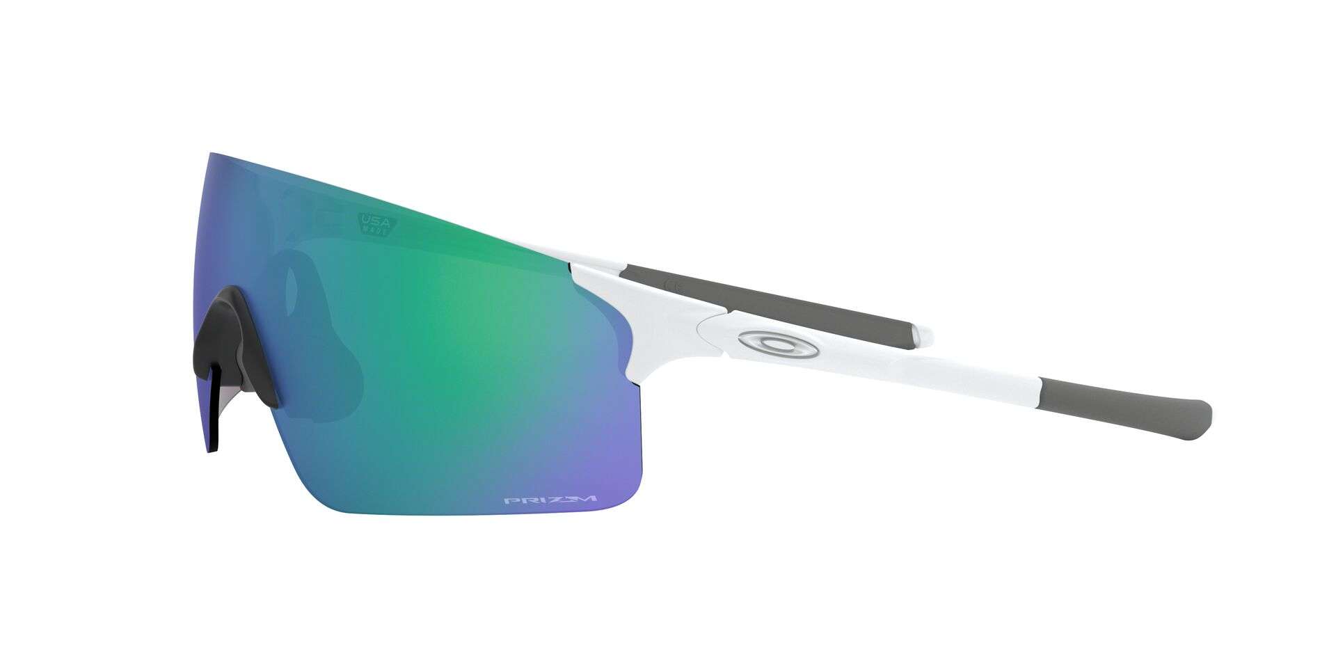 Oakley EVZero Blades Sport Zonnebril Mat Wit met Prizm Jade Lens