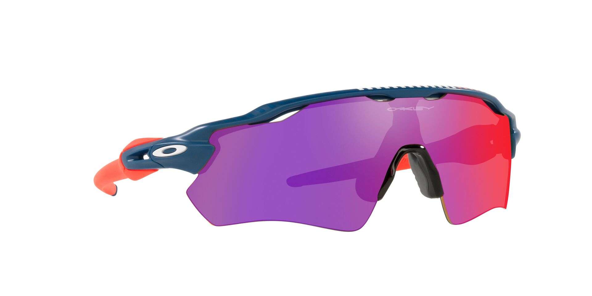 Oakley Radar EV Path Fietsbril Rood/Donkerblauw Met Prizm Road Lens