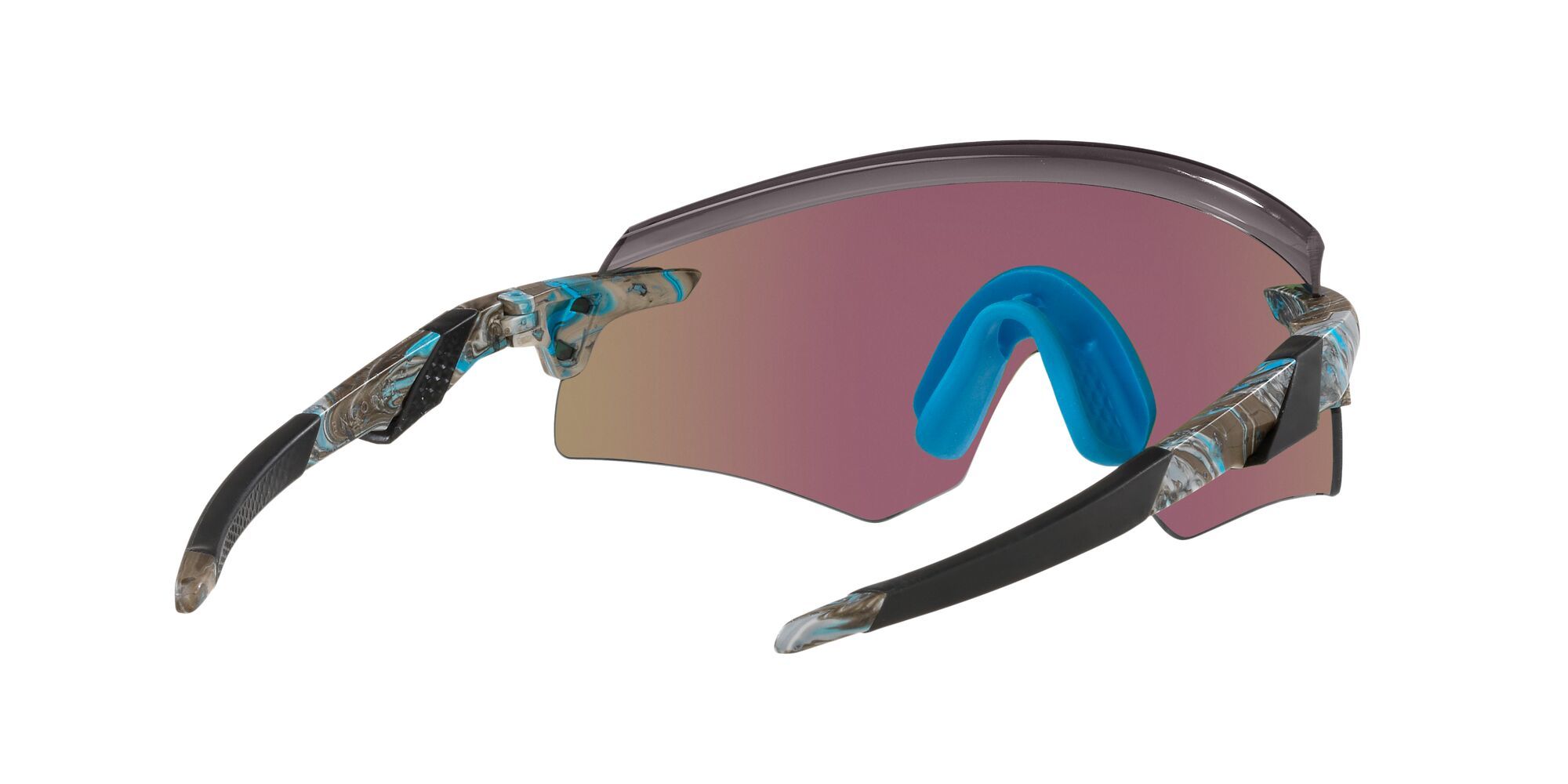 Oakley Encoder Sport Zonnebril Bruin/Blauw met Prizm Sapphire Lens