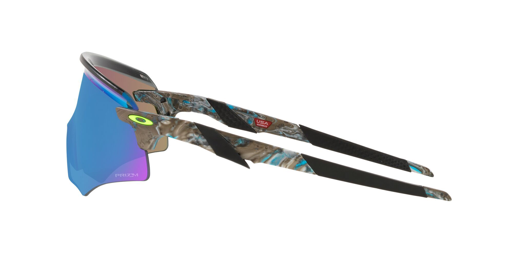 Oakley Encoder Sport Zonnebril Bruin/Blauw met Prizm Sapphire Lens