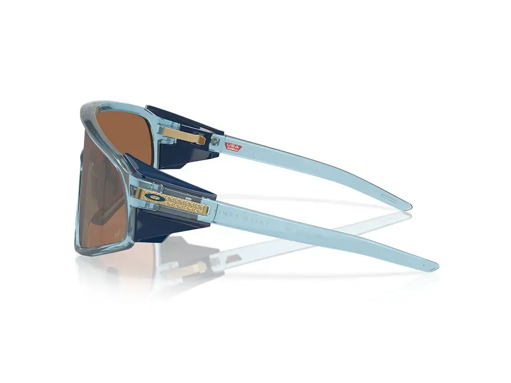 Oakley Latch Panel Sport Zonnebril Prizm Tungsten Lens Transparant Blauw
