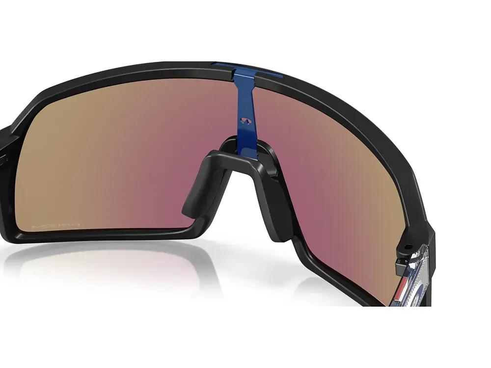 Oakley Sutro S Sport Zonnebril Prizm Sapphire Lens Mat Zwart