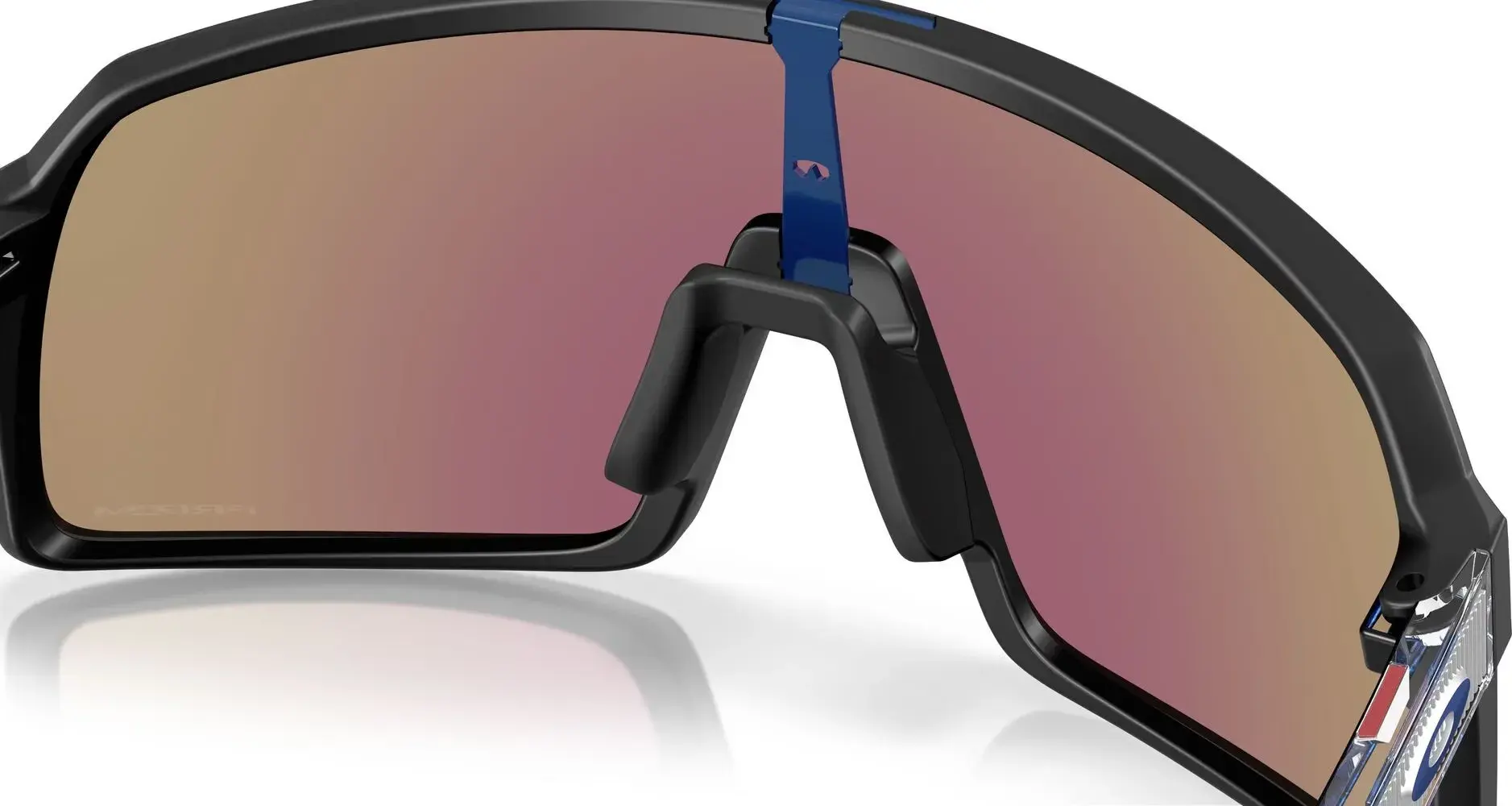 Oakley Sutro Sport Zonnebril Prizm Sapphire Lens Mat Zwart