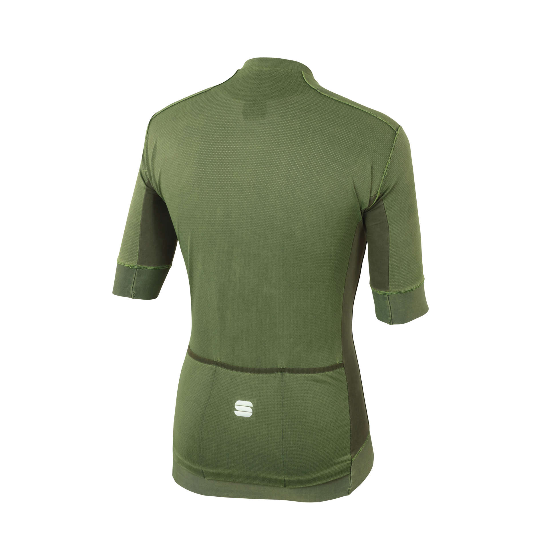 Sportful Monocrom Fietsshirt Korte Mouwen Groen Heren