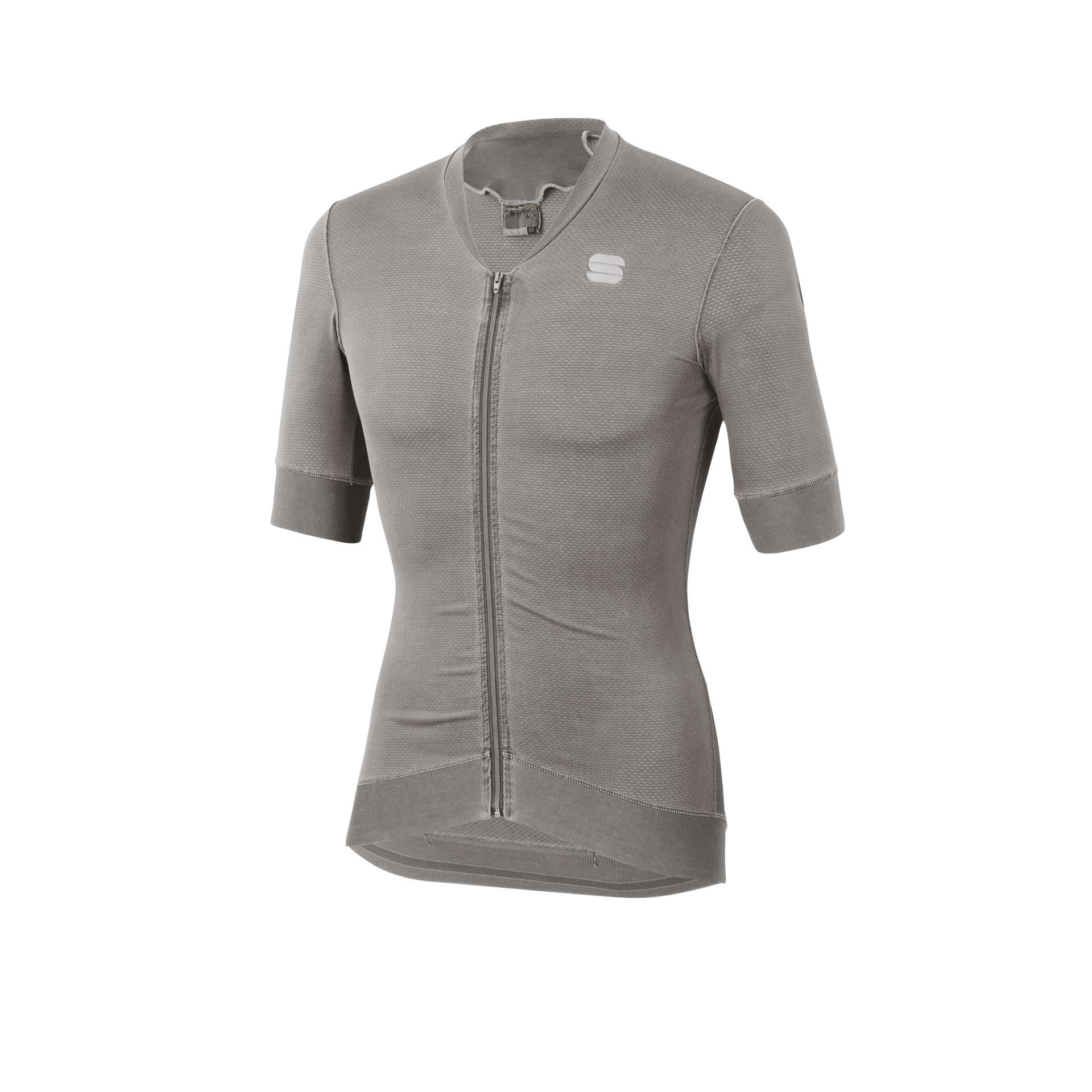 Sportful Monocrom Fietsshirt Korte Mouwen Grijs/Grijs Heren