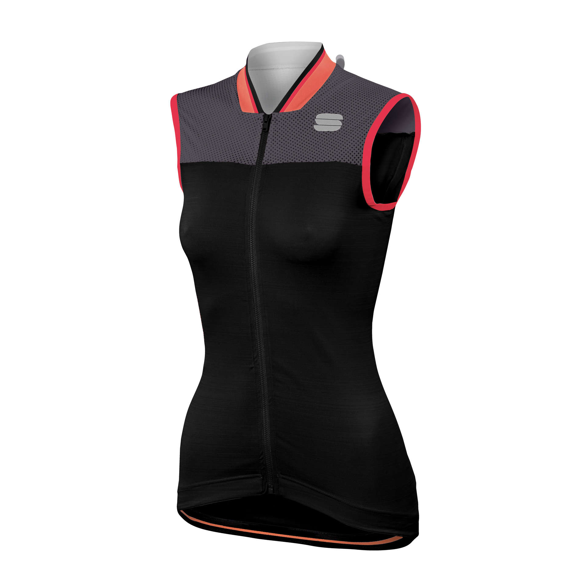 Sportful Grace Fietsshirt Zonder Mouwen Zwart/Grijs Dames