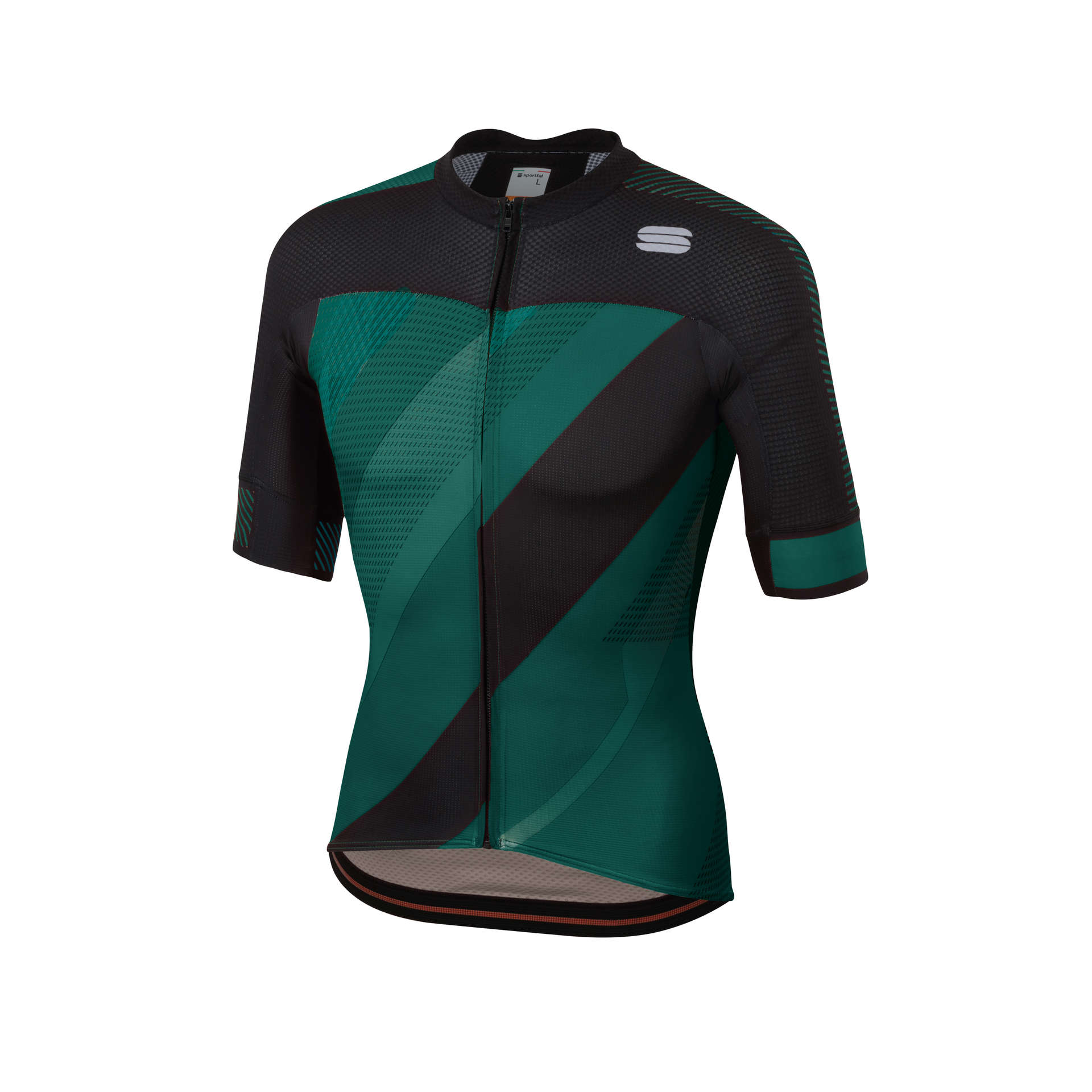 Sportful Bodyfit Pro 2.0 X Fietsshirt Korte Mouwen Groen/Zwart Heren