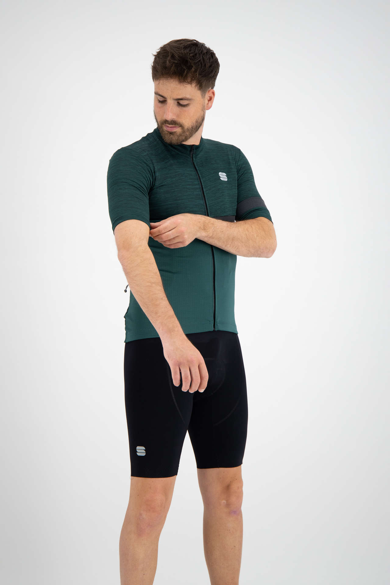 Sportful Giara Fietsshirt Korte Mouwen Groen/Groen Heren