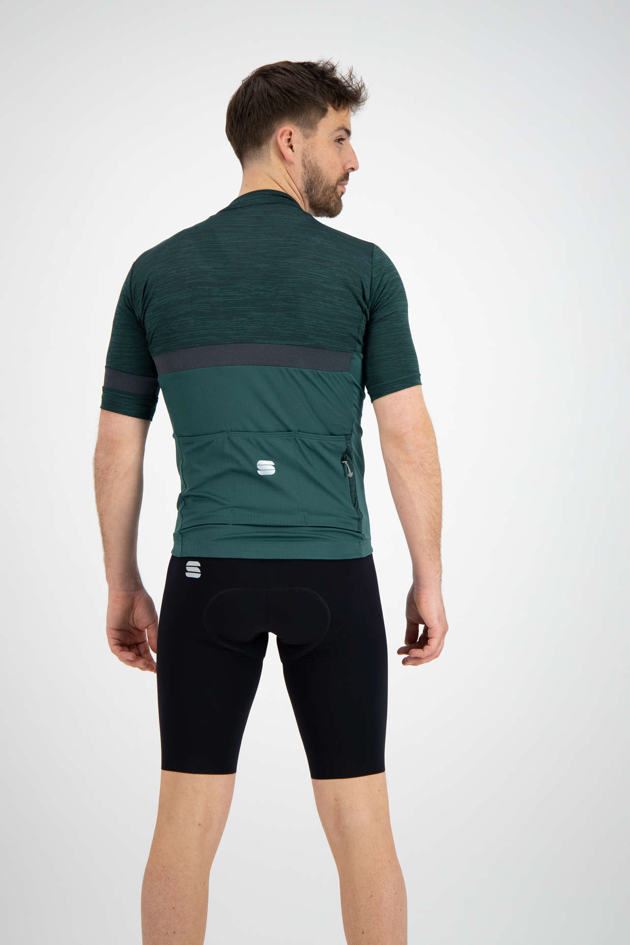 Sportful Giara Fietsshirt Korte Mouwen Groen/Groen Heren