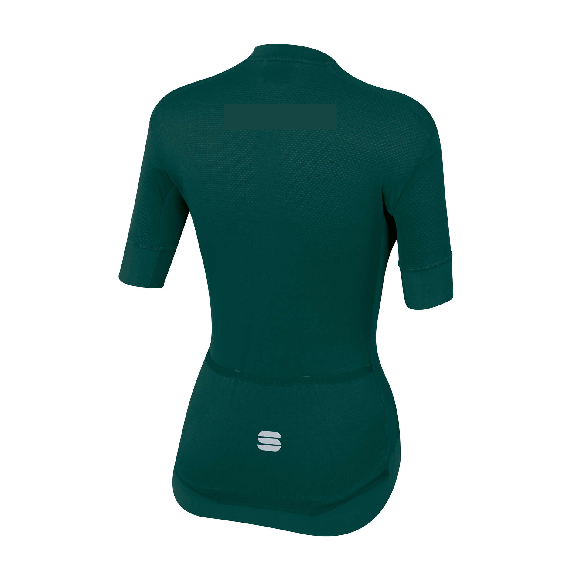 Sportful Monocrom Fietsshirt Korte Mouwen Groen Dames