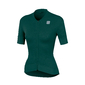 Sportful Monocrom Fietsshirt Korte Mouwen Groen Dames