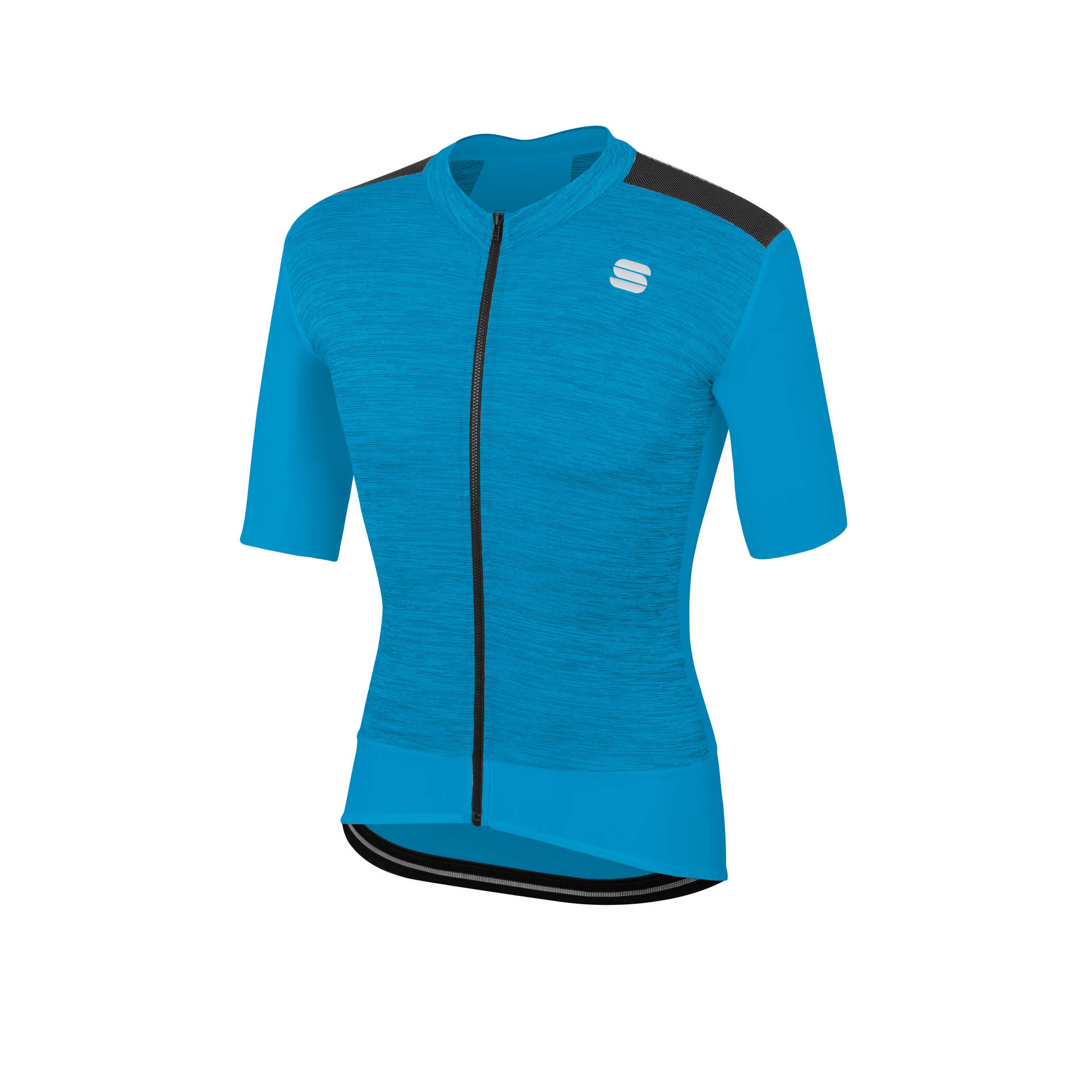 Sportful Supergiara Fietsshirt Korte Mouwen Blauw/Zwart Heren