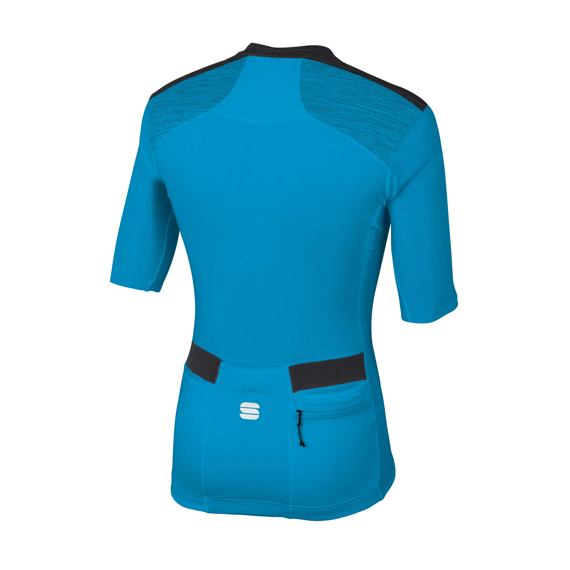 Sportful Supergiara Fietsshirt Korte Mouwen Blauw/Zwart Heren