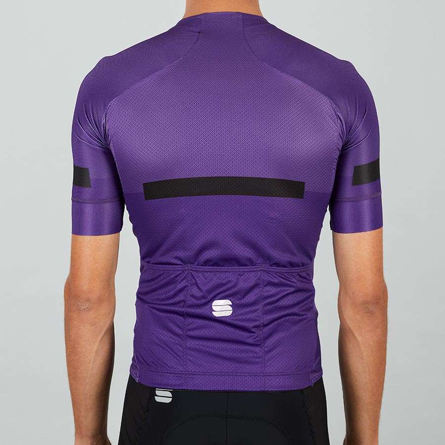 Sportful Evo Fietsshirt Korte Mouwen Paars Heren