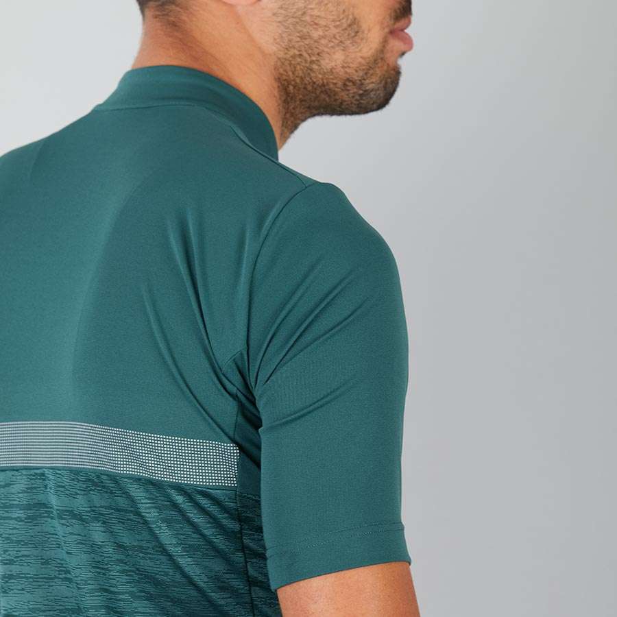 Sportful Giara Fietsshirt Korte Mouwen Groen/Zwart Heren