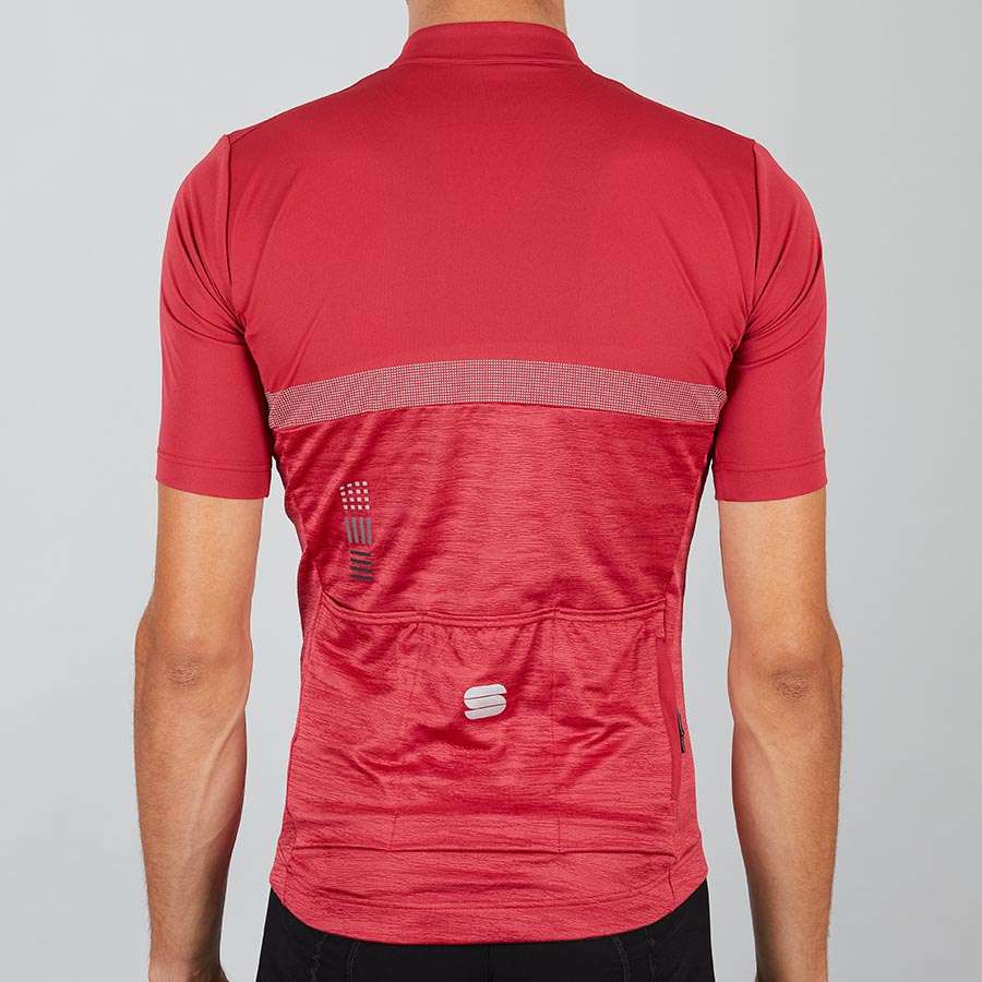 Sportful Giara Fietsshirt Korte Mouwen Rood Heren