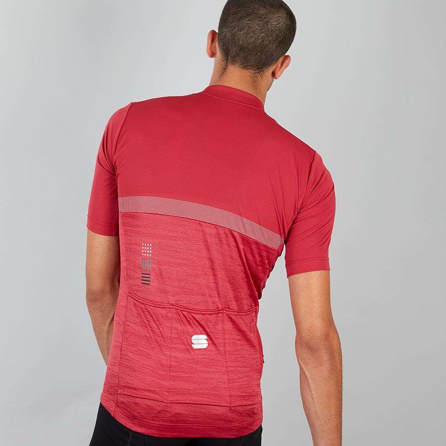 Sportful Giara Fietsshirt Korte Mouwen Rood Heren