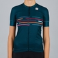 Sportful Velodrome Fietsshirt Korte Mouwen Groen Dames