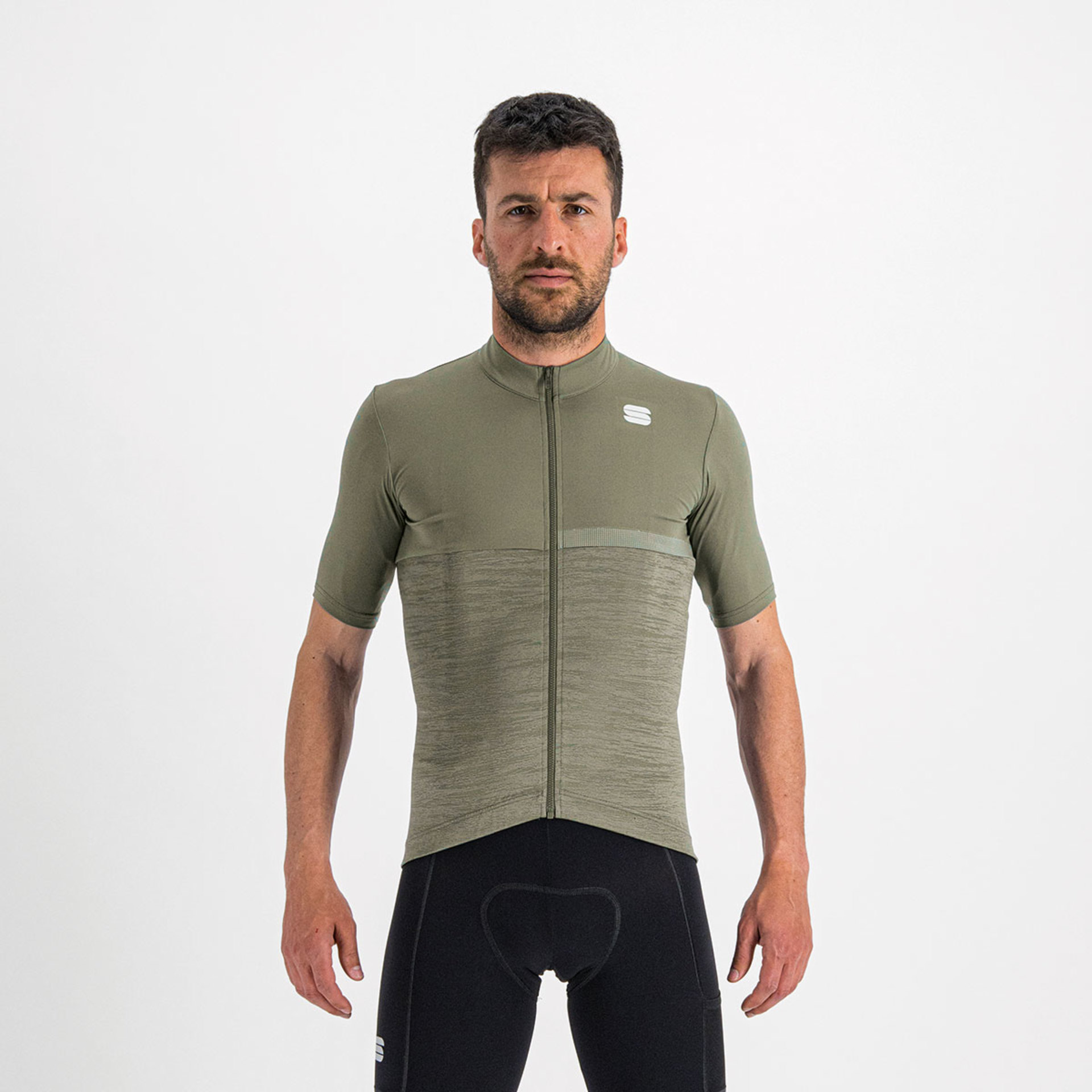 Sportful Giara Fietsshirt Korte Mouwen Groen/Lichtgroen Heren