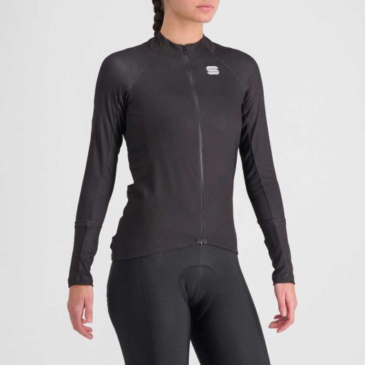 Sportful Matchy Thermal Fietsshirt Lange Mouwen Zwart Dames