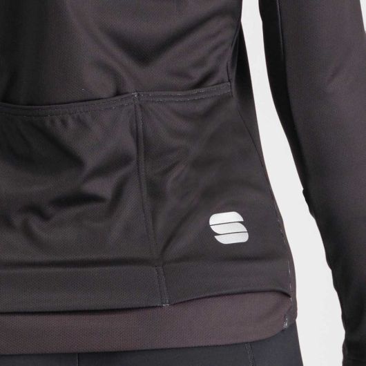 Sportful Matchy Thermal Fietsshirt Lange Mouwen Zwart Dames