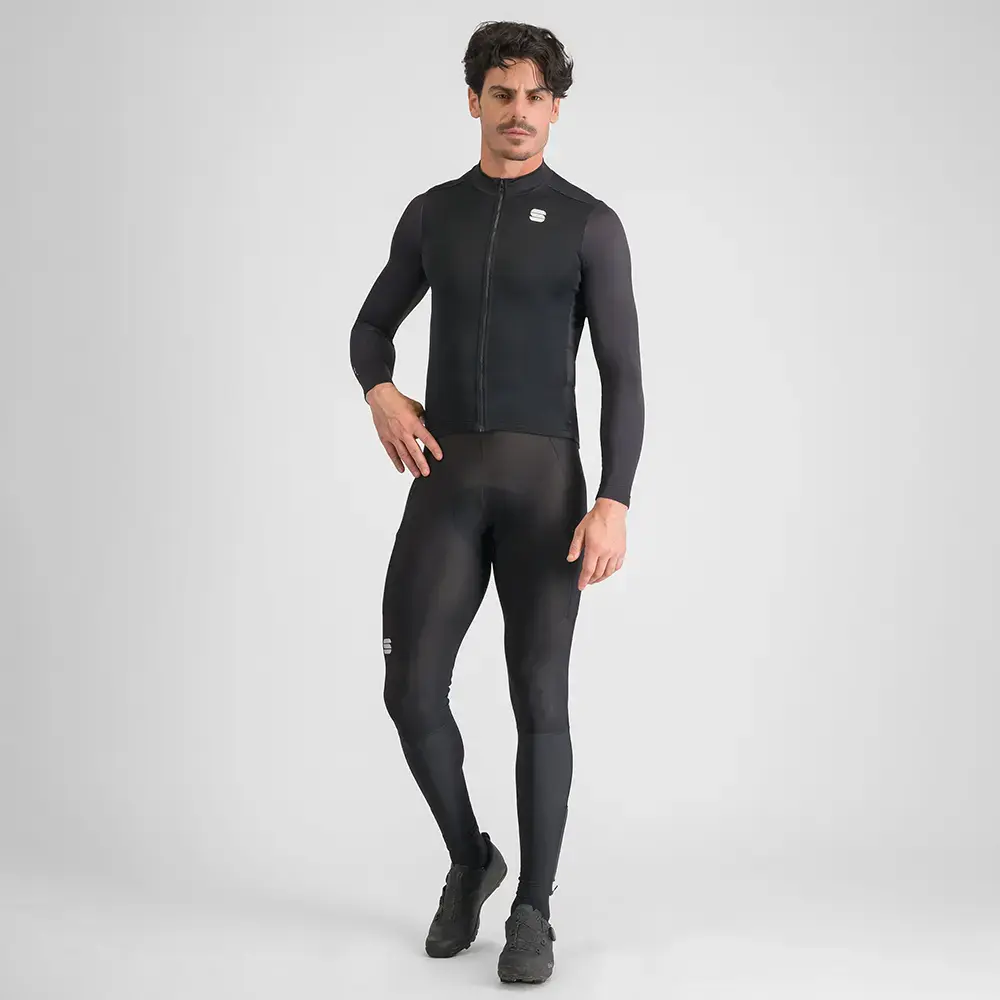 Sportful SRK Thermal Fietsshirt Lange Mouwen Zwart Heren