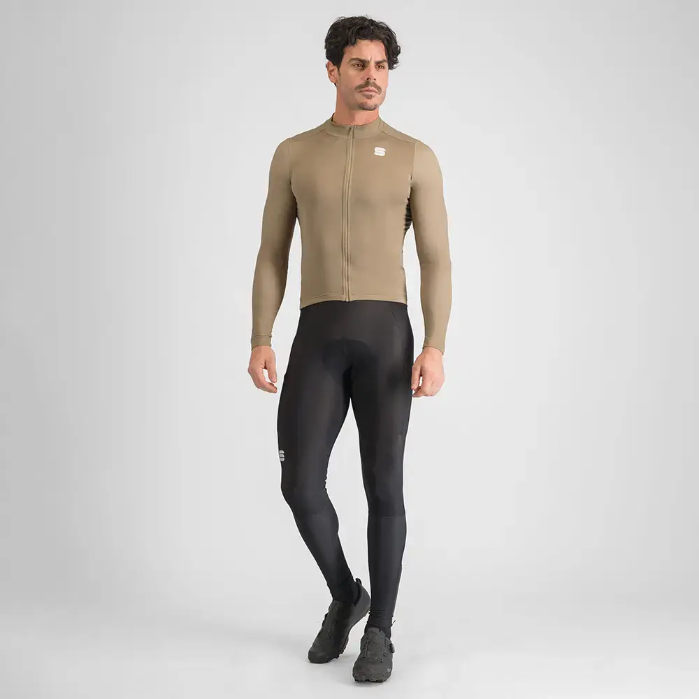 Sportful SRK Thermal Fietsshirt Lange Mouwen Olijfgroen Heren